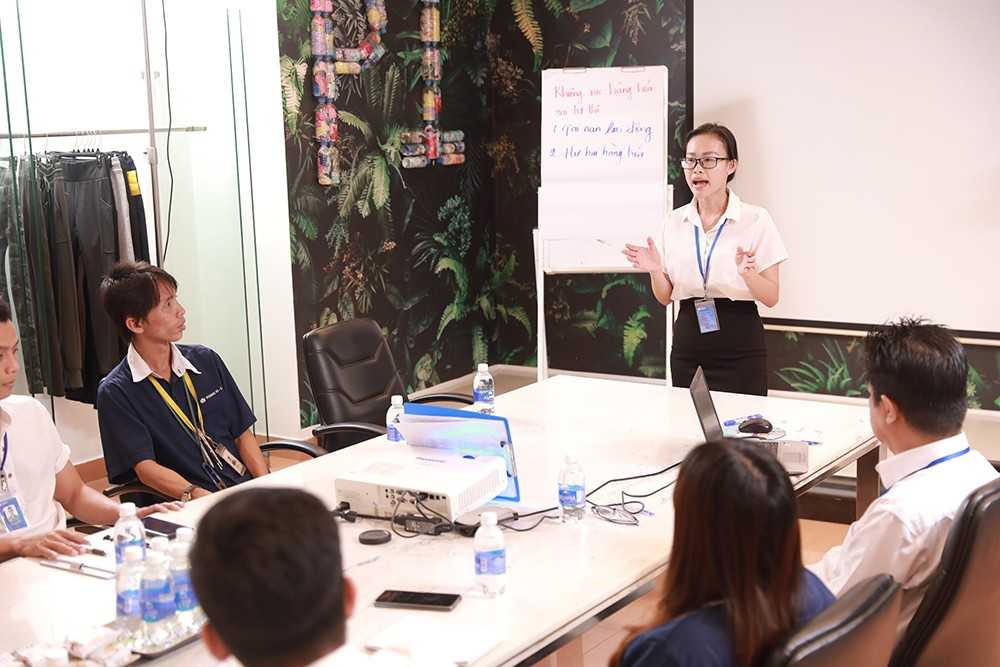 Hien managing the PICC meeting confidently