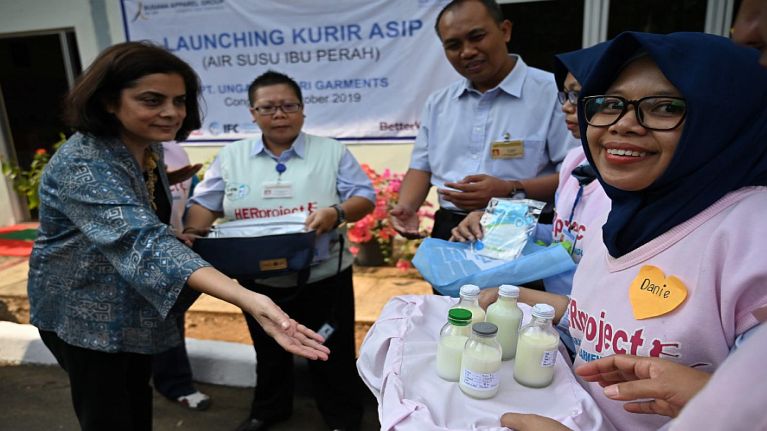 Launch of a delivery service of pumped breast milk
