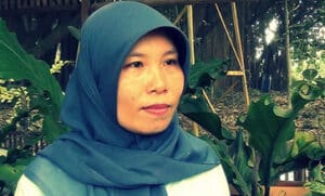 Sudarmi is the chief supervisor at a factory in Bogor