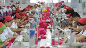 Workers of garment industry